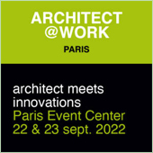 Architect@Work du 22 au 23 septembre au Paris Event Center
