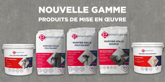 NOUVELLE GAMME DE PRODUITS DE MISE EN OEUVRE - 1